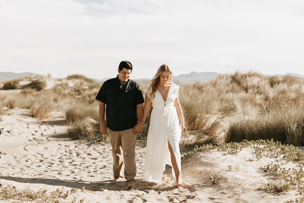 Bright and Sunny Beach Engagement Photoshoot | Hailee & Brian