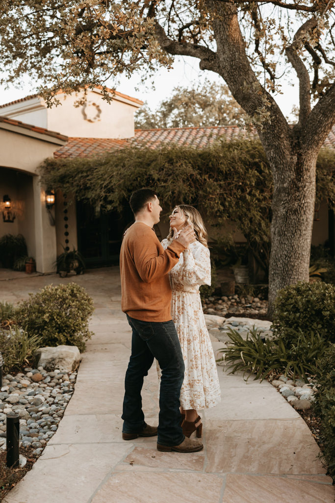 couple posing for their engagement photos | The Importance of Taking Engagement Pictures in Santa Barbara