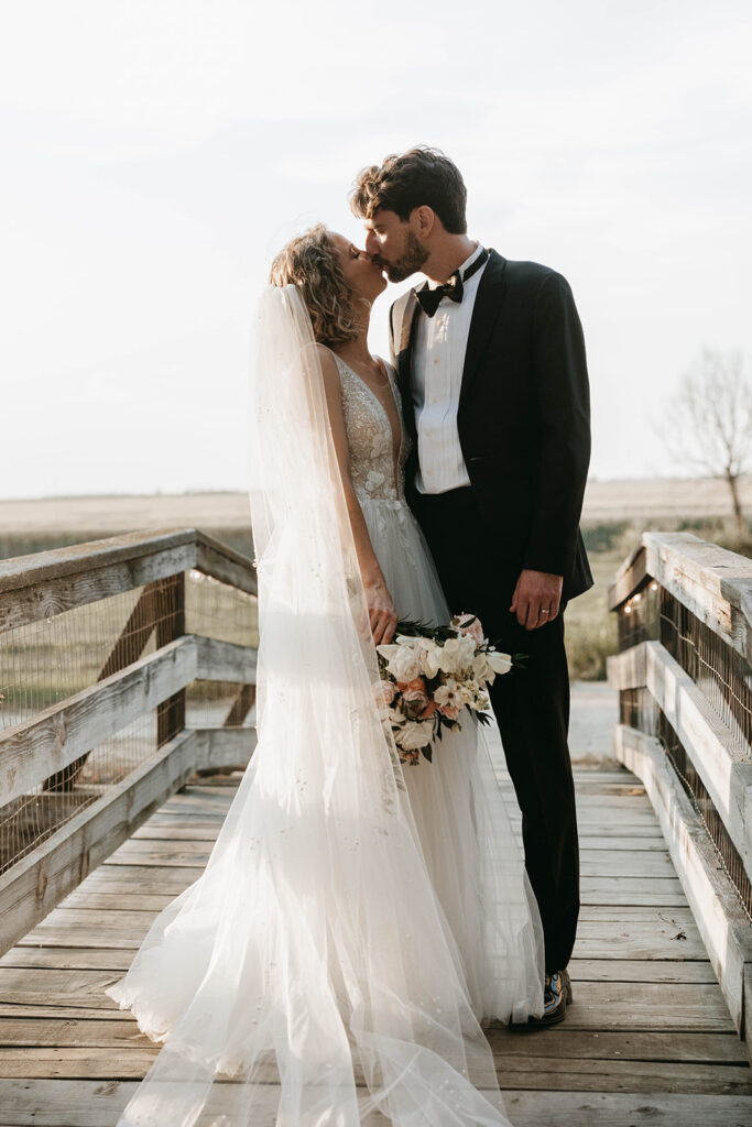elegant wedding photos for bride and groom