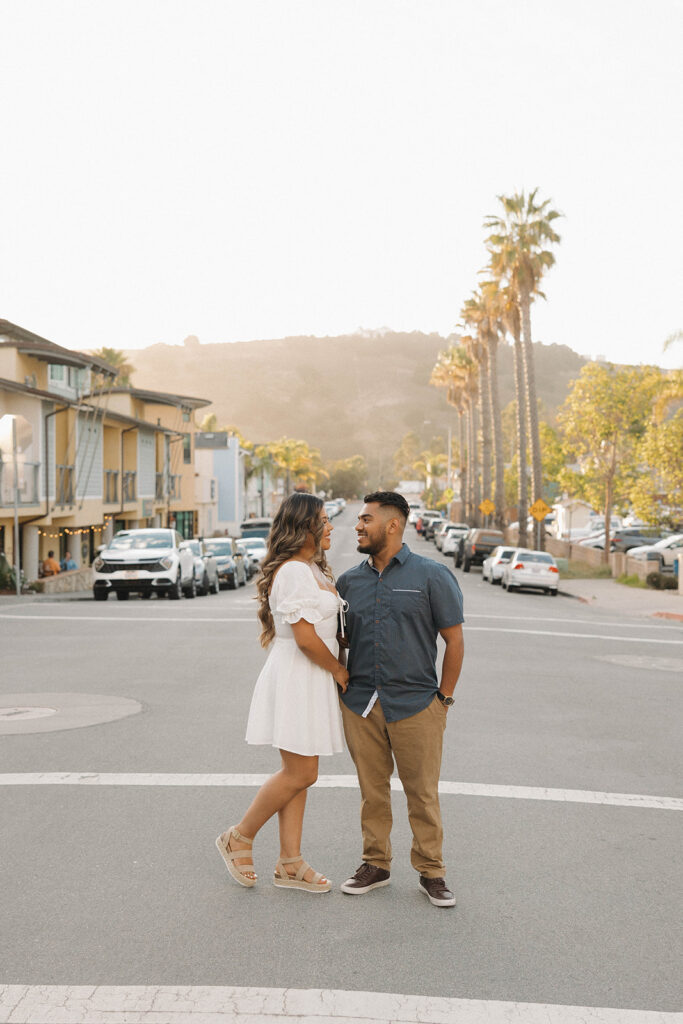 an anniversary session at avila beach in central california
