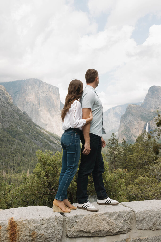 a romantic adventure engagement at yosemite
