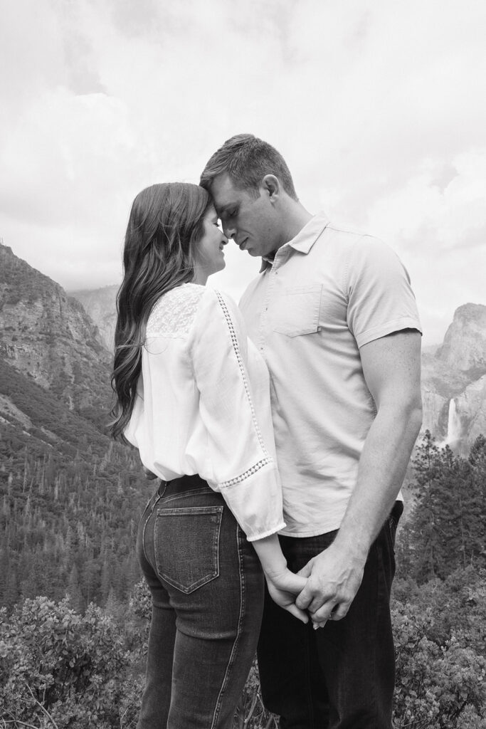 a romantic adventure engagement at yosemite
