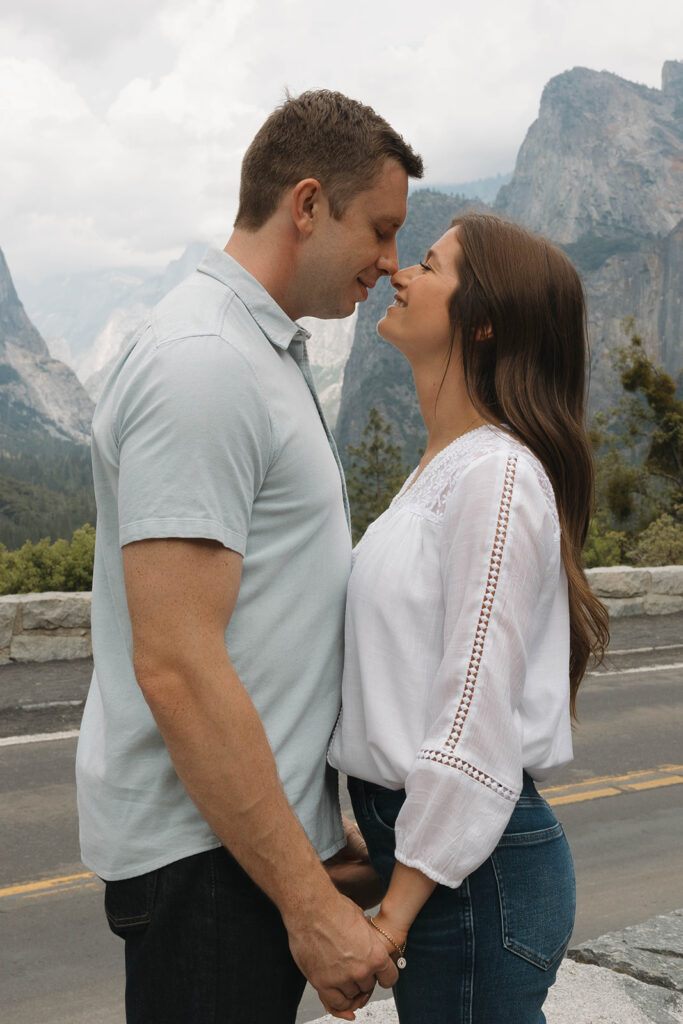 a romantic adventure engagement at yosemite
