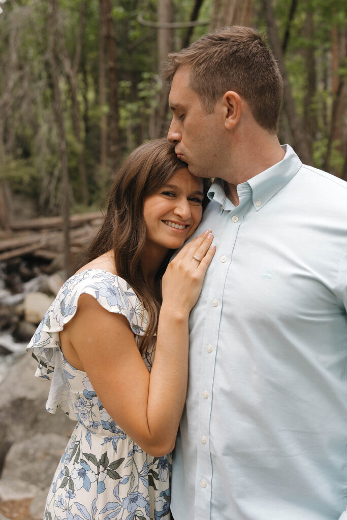 a california engagement photoshoot at yosemite national park
