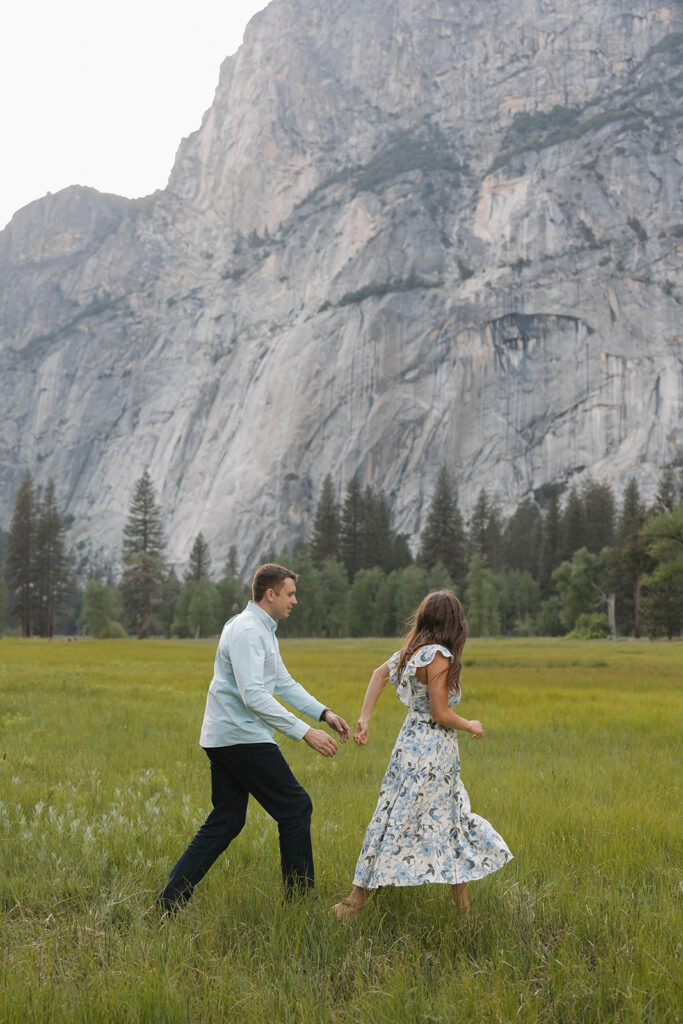 a romantic adventure engagement at yosemite
