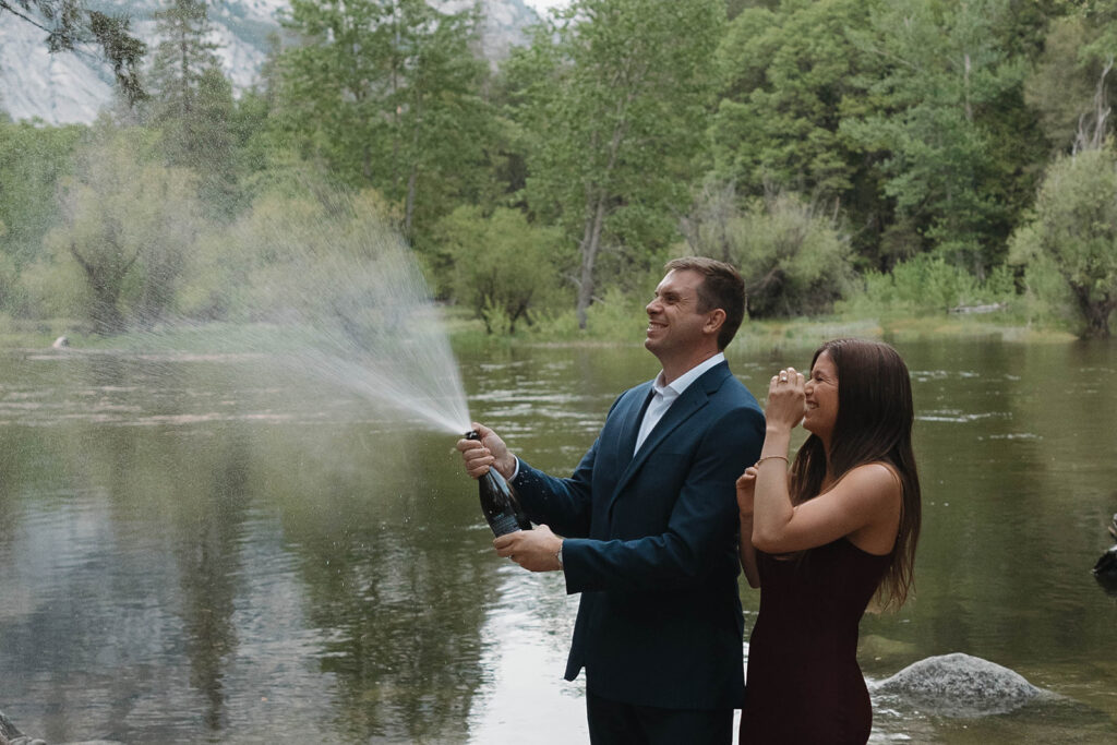 a california engagement photoshoot at yosemite national park
