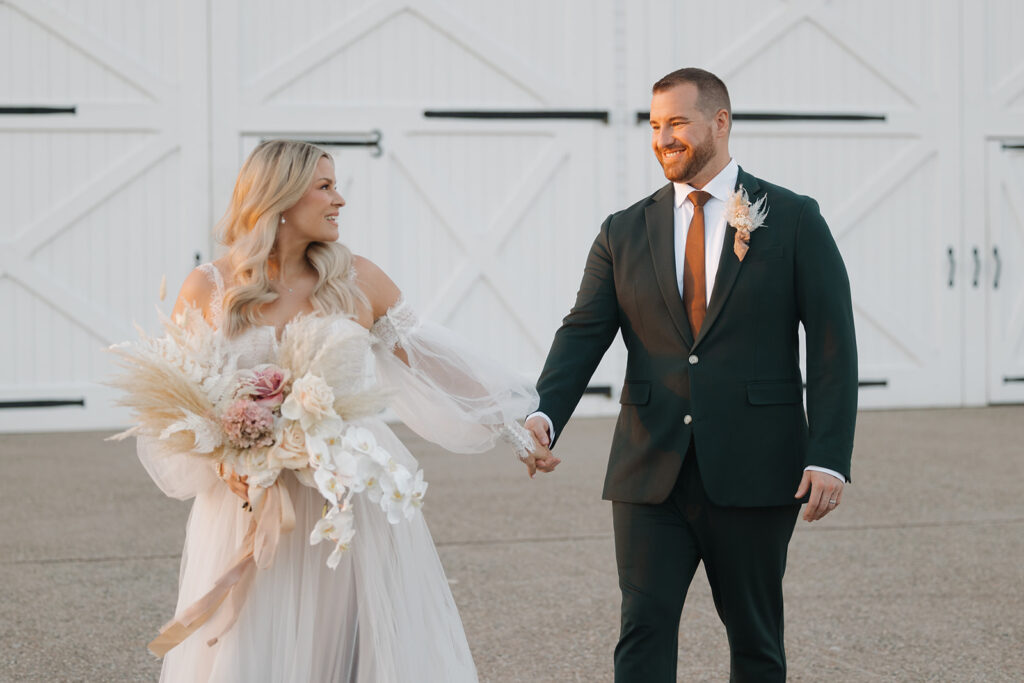 candid wedding photos of bride and groom
