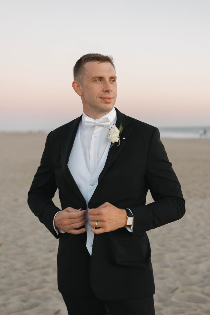 Sunset portrait taken by a Chico wedding photographer in Northern California.