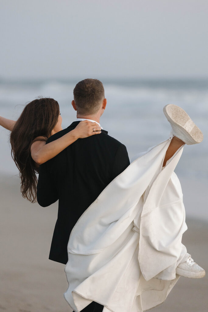 Sunset portrait taken by a Chico wedding photographer in Northern California.