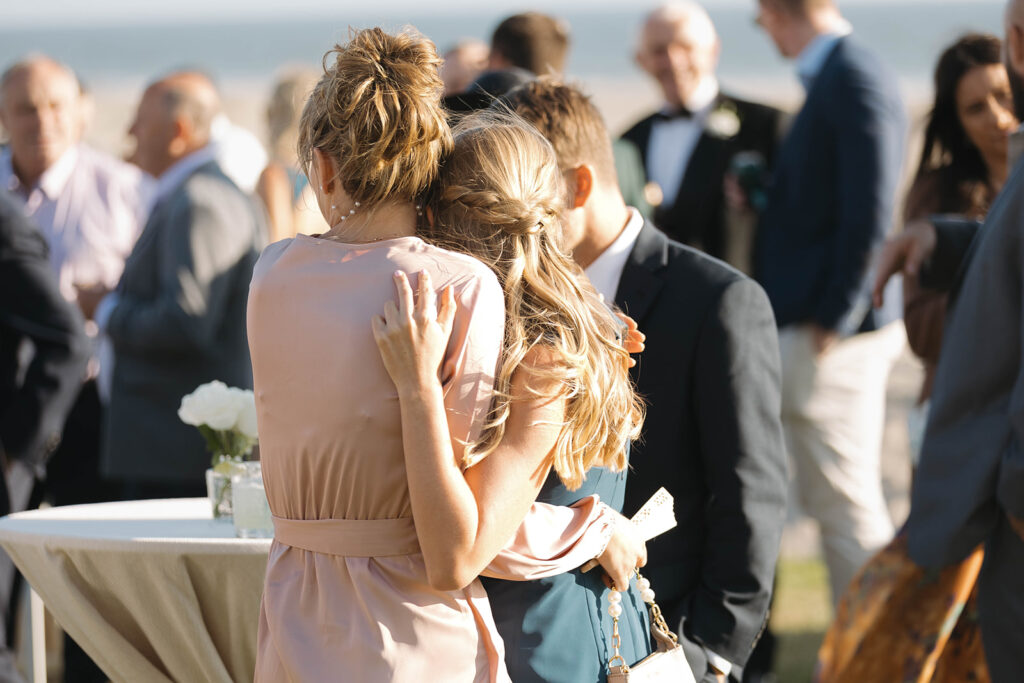 Natural candid moment documented by a Chico wedding photographer.