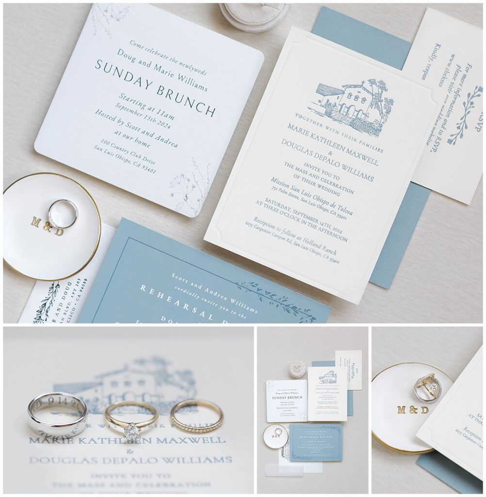 wedding day details photography flat lay