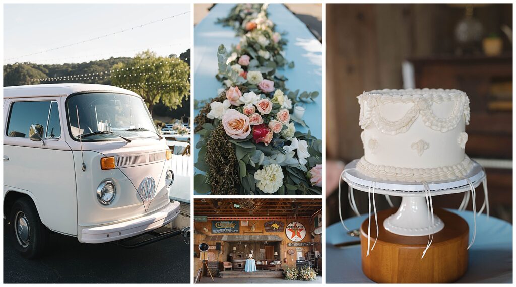 wedding day details photography reception details