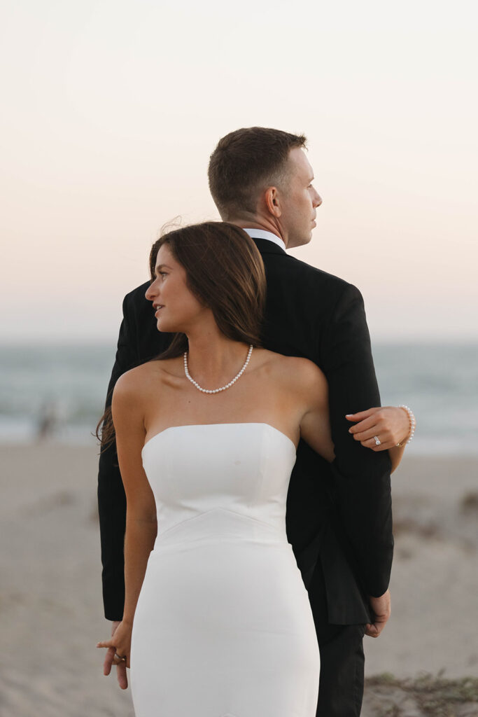 Lightly posed wedding portraits that feel natural