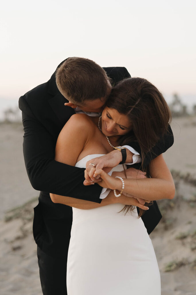 Effortless bride and groom wedding photos