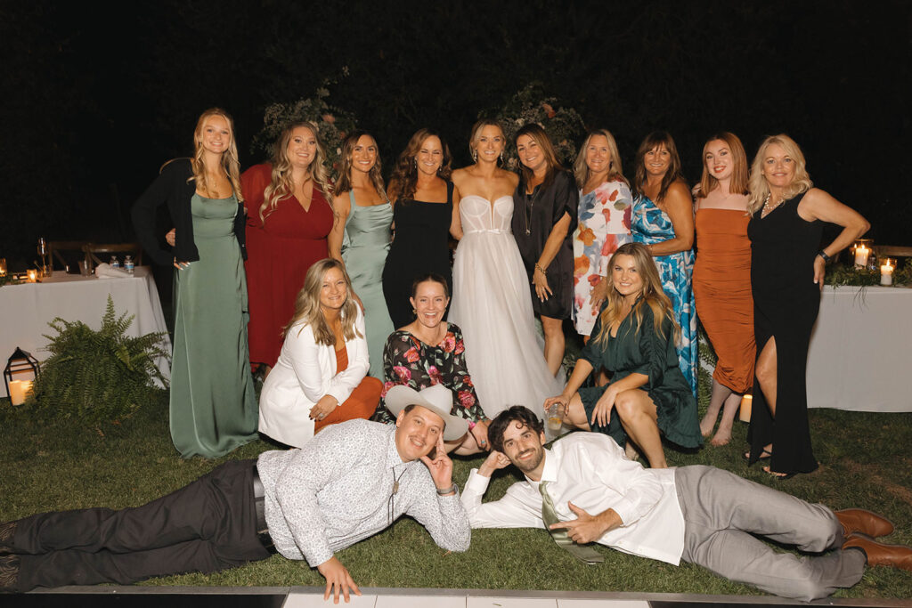 wedding reception moments captured by an experienced wedding photographer